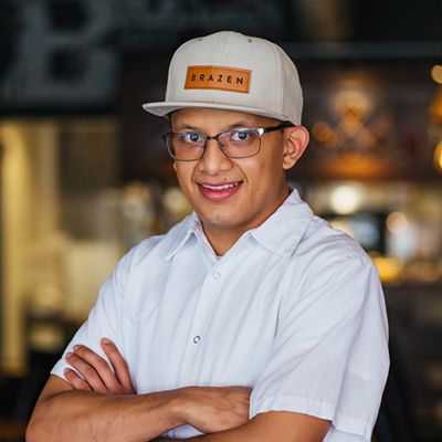 Portrait of Kevin Molina, Sous Chef at Brazen Open Kitchen