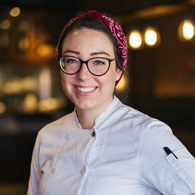 Portrait of Samantha Oyen, Chef De Cuisine at Brazen Open Kitchen