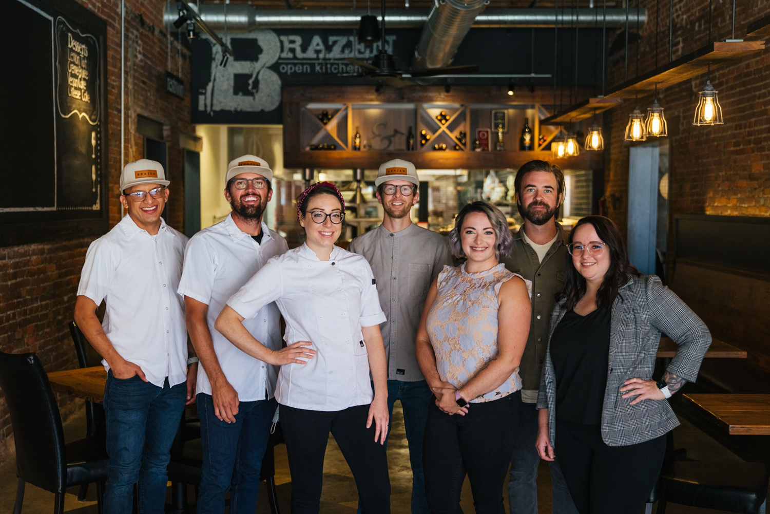 Brazen Open Kitchen Staff Photo